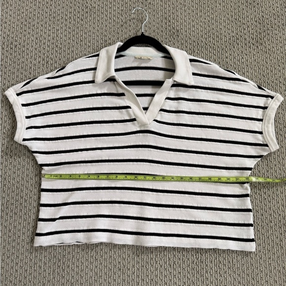 Madewell Relaxed Johnny Collar Polo Women’s Medium - Picture 2 of 4